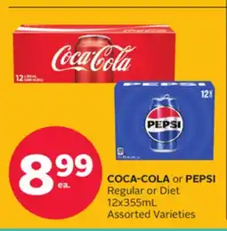 Rexall COCA-COLA or PEPSI Regular or Diet offer