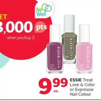 Rexall ESSIE Treat Love & Color or Expressie Nail Colour offer