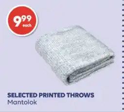 Wellwise by Shoppers Mantolok SELECTED PRINTED THROWS offer