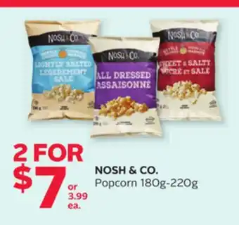 Rexall NOSH & CO. Popcorn offer