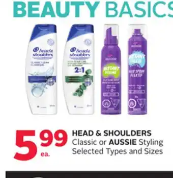 Rexall HEAD & SHOULDERS Classic or AUSSIE Styling offer