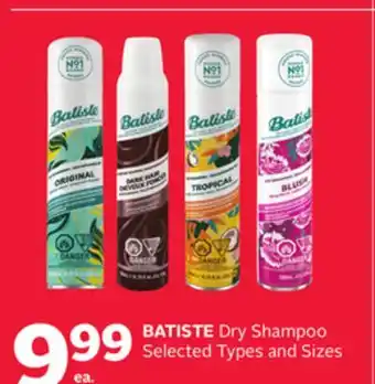 Rexall BATISTE Dry Shampoo offer