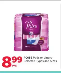 Rexall POISE Pads or Liners offer