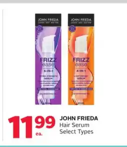 Rexall JOHN FRIEDA Hair Serum offer