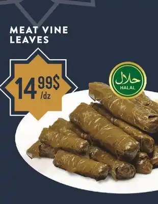 Marché Adonis MEAT VINE LEAVES offer