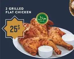 Marché Adonis 2 GRILLED FLAT CHICKEN offer