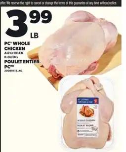 Independent City Market PC WHOLE CHICKEN offer