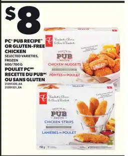 Independent City Market PC PUB RECIPE OR GLUTEN-FREE CHICKEN, 600/700 G offer