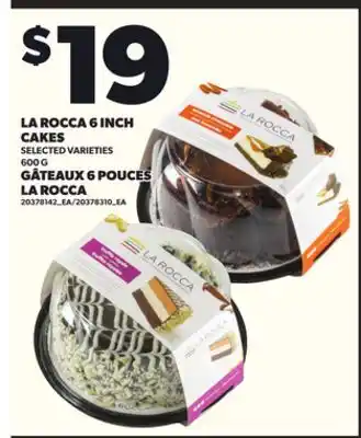 Independent City Market LA ROCCA 6 INCH CAKES, 600 G offer