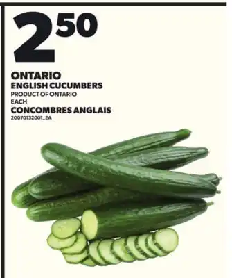 Independent City Market ENGLISH CUCUMBERS offer