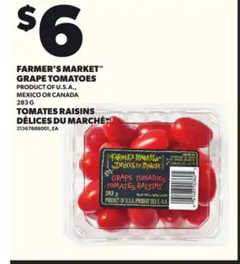 Independent City Market FARMER'S MARKET GRAPE TOMATOES, 283 G offer