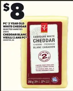 Independent City Market PC 2 YEAR OLD WHITE CHEDDAR, 250 G offer