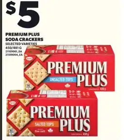 Independent City Market PREMIUM PLUS SODA CRACKERS, 450/481 G offer