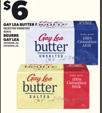 Independent City Market GAY LEA BUTTER, 454 G offer