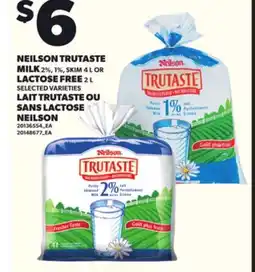 Independent City Market NEILSON TRUTASTE MILK 2%, 1%, SKIM 4 L OR LACTOSE FREE 2 L offer