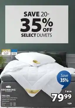 JYSK Kronborg Of Denmark Fjelldal Duvet offer