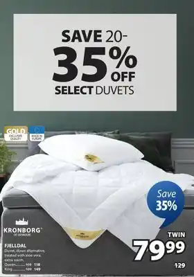 JYSK Kronborg Of Denmark Fjelldal Duvet offer