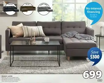 JYSK FALSLEV/LEVON 3-seater sofa offer