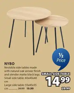 JYSK NYBO Small Side Tables offer