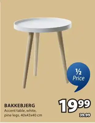 JYSK BAKKEBJERG Accent table offer