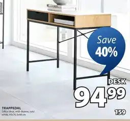 JYSK TRAPPEDAL Office desk offer