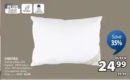 JYSK ORBORG Queen pillow offer