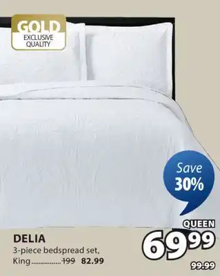 JYSK Delia 3-piece bedspread set offer