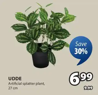 JYSK UDDE Artificial splatter plant offer