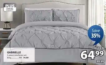 JYSK GABRIELLE 3-piece comforter set offer