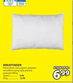 JYSK BREIDTINDEN Pillow plush offer