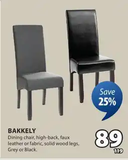 JYSK BAKKELY Dining chair offer