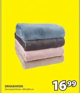 JYSK DRAGEHODE Oversized throw offer