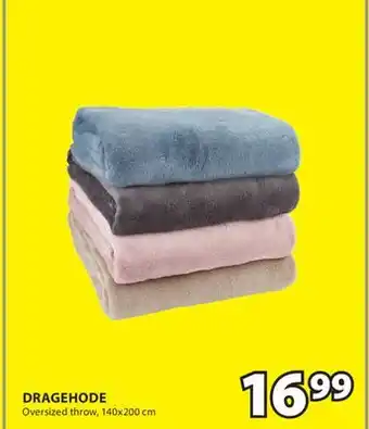 JYSK DRAGEHODE Oversized throw offer