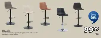 JYSK BROAGER Swivel bar stool offer