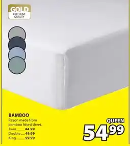 JYSK BAMBOO Rayon made from bamboo fitted Sheet offer