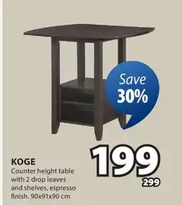 JYSK KOGE Counter height table offer