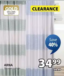 JYSK Arna Shower curtain offer