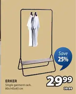 JYSK ERKER Single garment rack offer