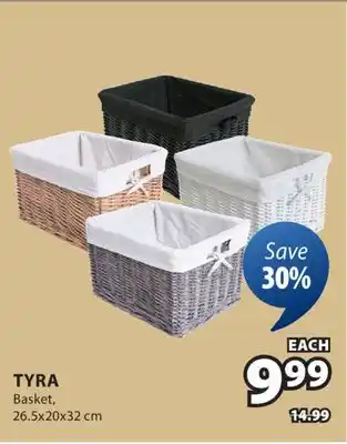 JYSK TYRA Basket offer