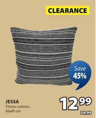 JYSK Jessa Throw cushion offer