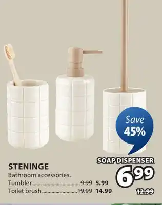 JYSK STENINGE SOAP DISPENSER offer