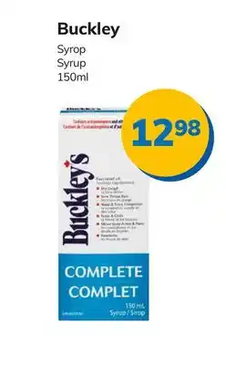 Accès pharma Buckley Syrup offer