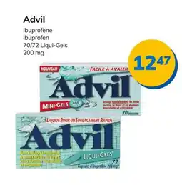 Accès pharma Advil Ibuprofen 70/72 Liqui-Gels offer