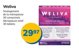 Accès pharma Weliva Menopause relief 30 tablets offer