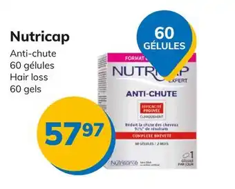 Accès pharma Nutricap Hair loss 60 gels offer