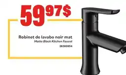 Matériaux Pont Masson Matte Black Kitchen Faucet offer