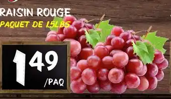 Marche Salaberry RAISIN ROUGE offer