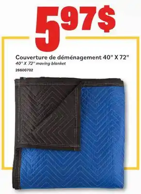 Matériaux Pont Masson 40 X 72 moving blanket offer