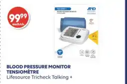 Wellwise by Shoppers Lifesource Tricheck Talking + TENSIOMÈTRE offer