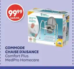 Wellwise by Shoppers Comfort Plus MedPro Homecare COMMODE CHAISE D'AISANCE offer